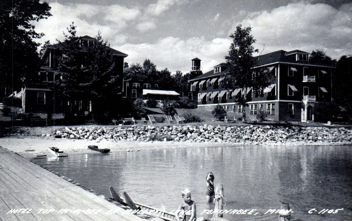 Hotel Top-In-A-Bee - Vintage Postcard (newer photo)